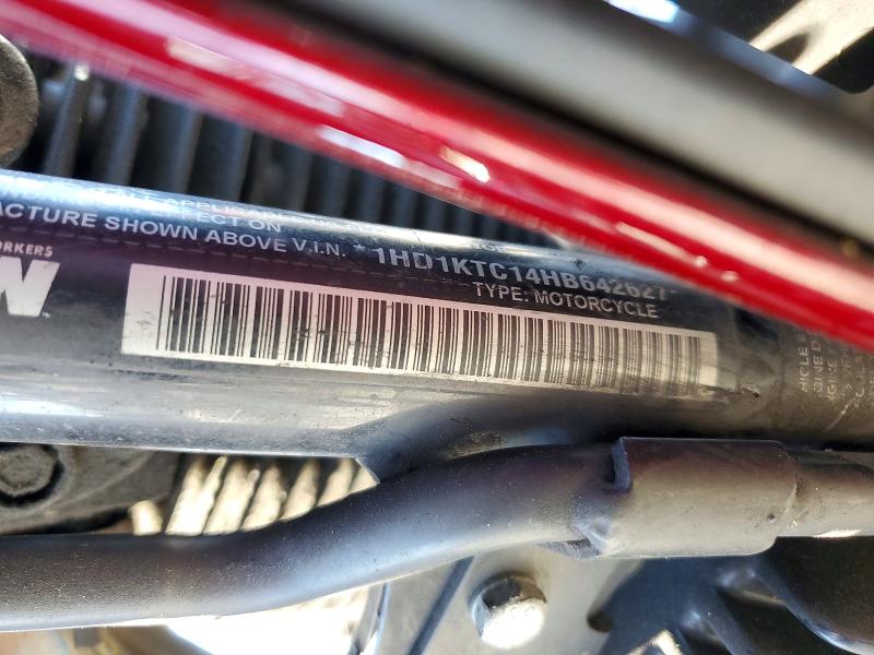 2017 Harley-davidson Fltrxs VIN 1HD1KTC14HB642627 COPART salvage auction — ALL OVER, Ga - Cert Of Title-Salvage, sold $1,650 on 2026-07-02 (photo 9)