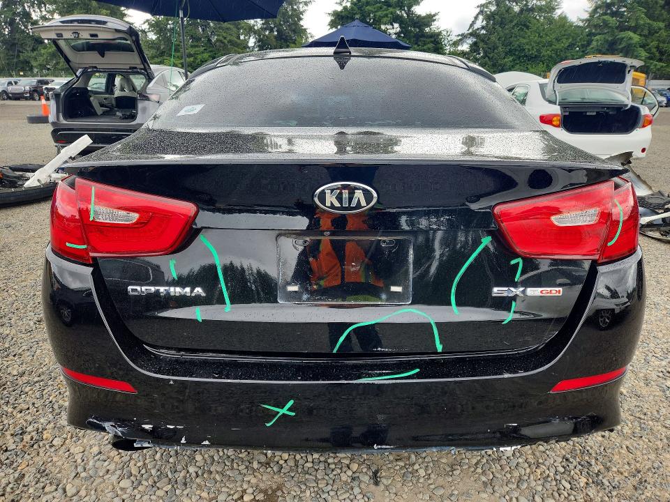 2015 Kia Optima VIN 5XXGR4A60FG485178 COPART salvage auction — REAR END, Wa - Bill Of Sale, sold $125 on 2026-07-24 (photo 6)