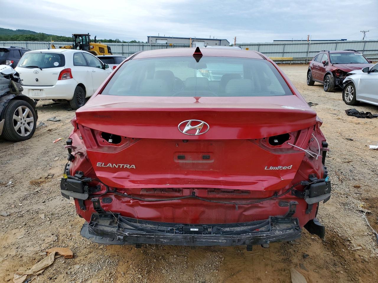 2017 Hyundai Elantra VIN 5NPD84LF2HH187385 COPART salvage auction — Rear End, VA - CERT OF TITLE-SALVAGE HISTORY, sold $2,350 on 2026-07-09 (photo 6)