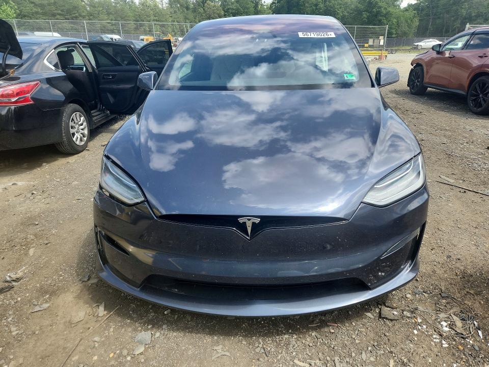 2023 Tesla Model x VIN 7SAXCAE58PF389713 COPART salvage auction — FRONT END, Va - Cert Of Title - Salvage, sold $18,000 on 2026-07-21 (photo 5)
