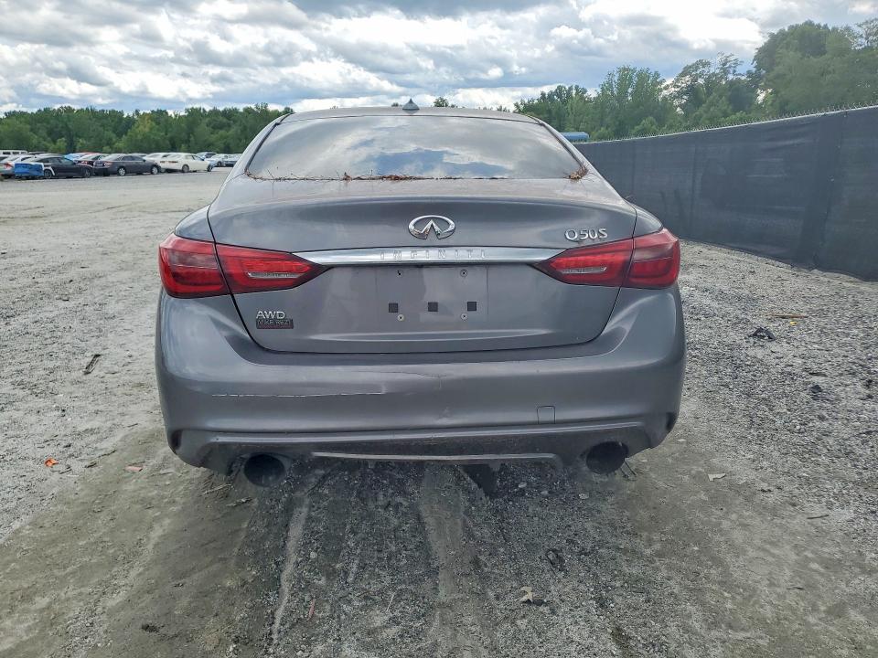 2018 Infiniti VIN JN1EV7AR0JM441184 COPART salvage auction — FRONT END, Ga - Certificate Of Title (P), sold $3,700 on 2026-07-29 (photo 6)