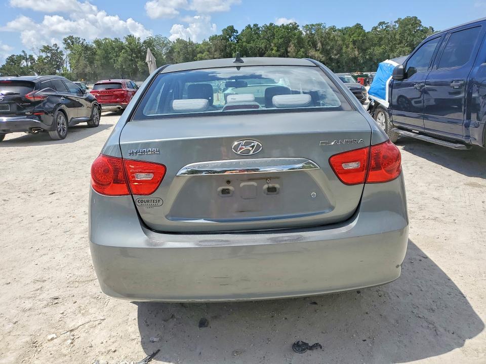 2010 Hyundai Elantra VIN KMHDU4AD4AU939611 COPART salvage auction — FRONT END, Fl - Certificate Of Destruction, sold $875 on 2026-07-07 (photo 6)