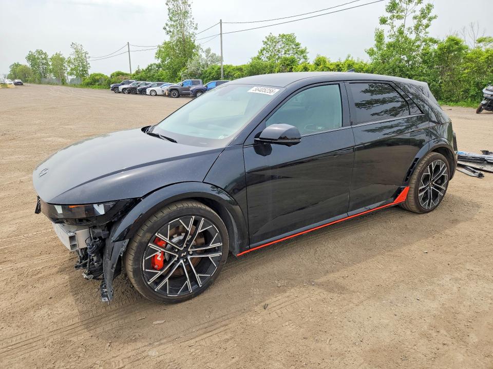 2025 Hyundai Ioniq VIN KM8KNDA87SU006729 COPART salvage auction — FRONT END, Qc - Gravement Accidente, sold $12,200 on 2026-07-14 (photo 1)