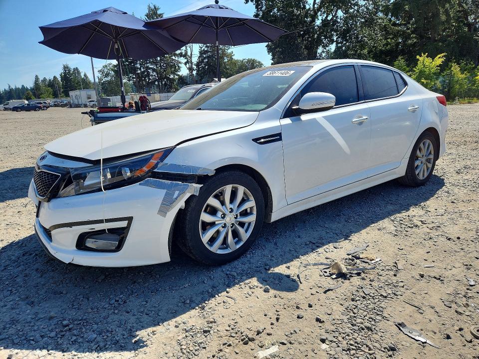 2014 Kia Optima VIN 5XXGN4A7XEG338336 COPART salvage auction — FRONT END, Wa - Bill Of Sale, sold $1,750 on 2026-07-14 (photo 1)