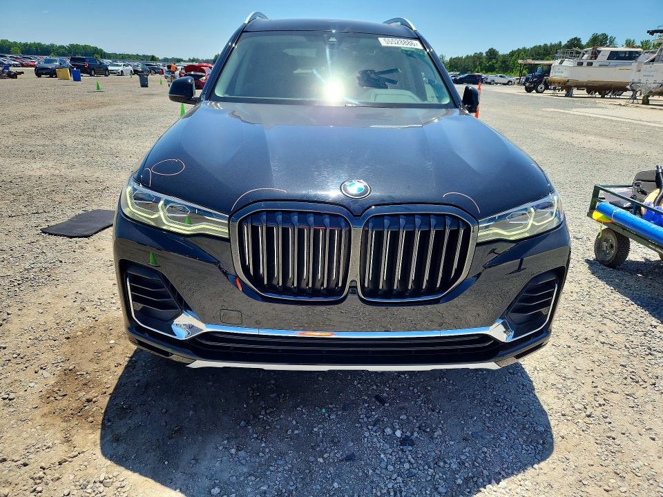 2021 BMW X7 VIN 5UXCW2C07M9H31532 COPART salvage auction — REAR END, Nc - Salvage Certificate Of Title, sold $275 on 2026-07-27 (photo 5)