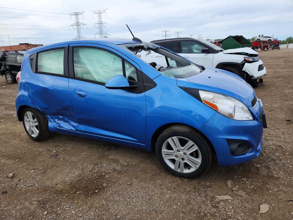 2015 Chevrolet Spark VIN KL8CD6S95FC762613 COPART salvage auction — SIDE, Il - Salvage Certificate, sold $275 on 2026-07-30 (photo 4)