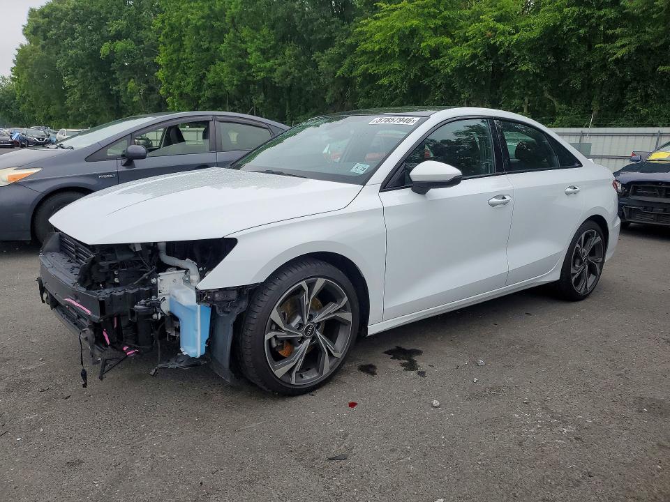 2023 Audi VIN WAUGUDGY0PA075417 COPART salvage auction — FRONT END, NJ - CERT OF TITLE-SLVG LEMON LAW, sold $3,150 on 2026-07-30 (photo 1)