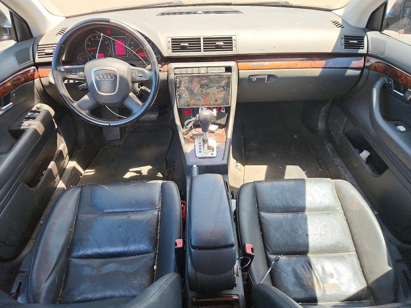 2007 Audi A4 VIN WAUDF78E67A271381 COPART salvage auction — REAR END, Ct - Cert Of Title-Salvage, sold $450 on 2026-07-10 (photo 8)