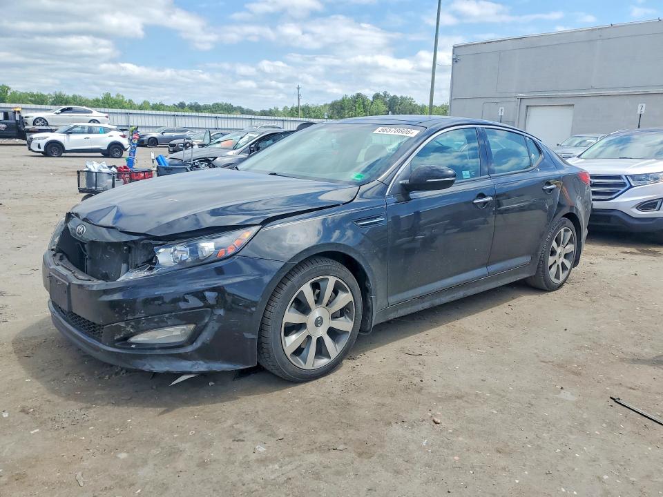 2013 Kia Optima VIN 5XXGR4A67DG208766 COPART salvage auction — FRONT END, Va - Cert Of Title - Salvage, sold $400 on 2026-07-22 (photo 1)
