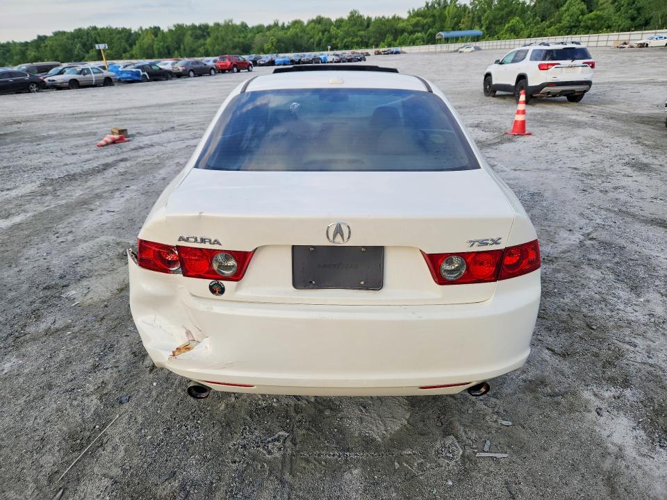 2007 Acura Tsx VIN JH4CL96977C013298 COPART salvage auction — REAR END, Sc - Cert Of Title-Salvage, sold $650 on 2026-07-15 (photo 6)