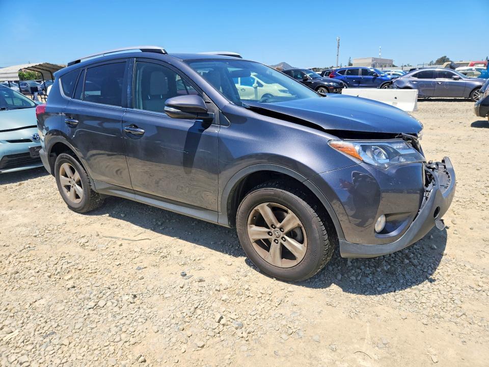 2015 Toyota VIN JTMRFREV1FD164809 COPART salvage auction — FRONT END, Ca - Salvage Certificate, sold $4,200 on 2026-07-16 (photo 4)