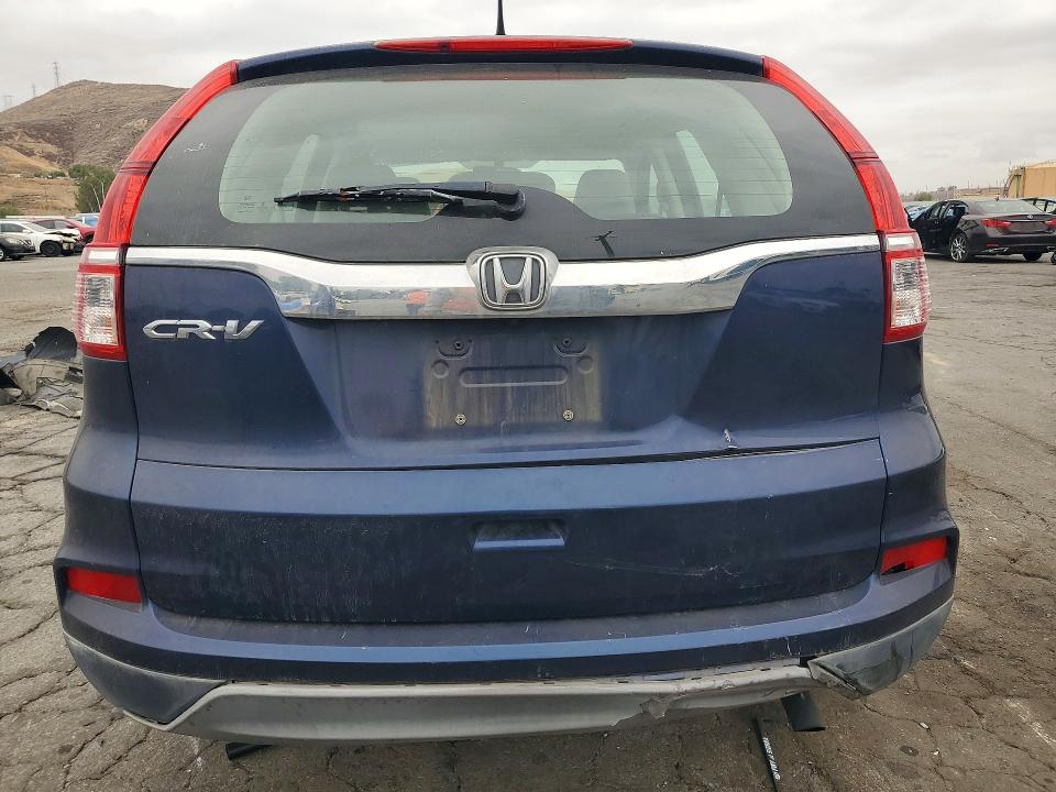 2015 Honda Cr-v VIN 3CZRM3H34FG713526 COPART salvage auction — FRONT END, Ca - Salvage Certificate, sold $2,550 on 2026-07-30 (photo 6)
