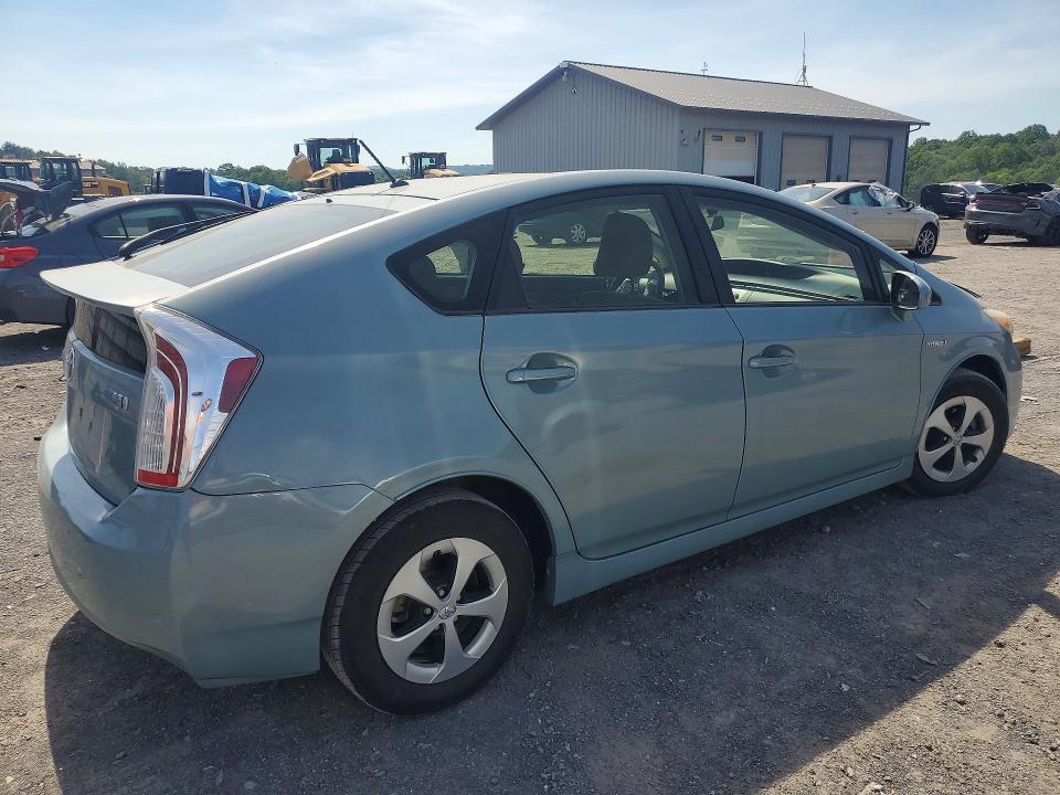 2014 Toyota Prius VIN JTDKN3DU6E1772075 COPART salvage auction — FRONT END, PA - CERTIFICATE OF SALVAGE, sold $900 on 2026-07-23 (photo 3)