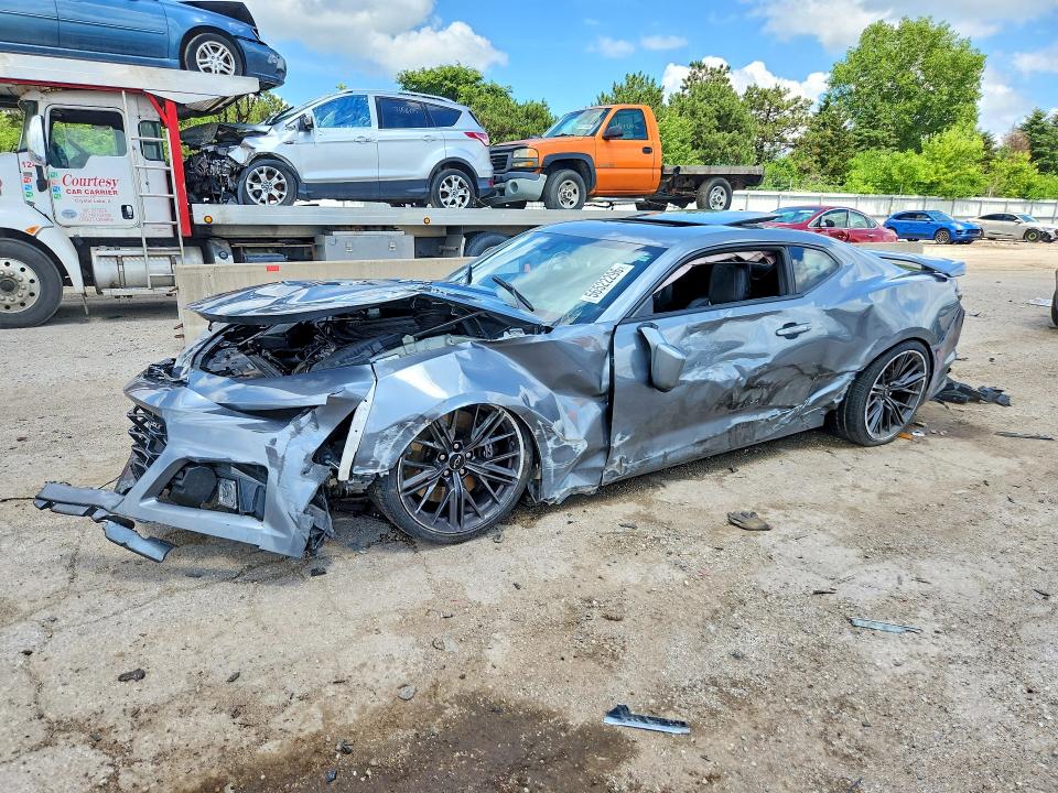 2021 Chevrolet Camaro VIN 1G1FK1R61M0101323 — COPART salvage auction photo
