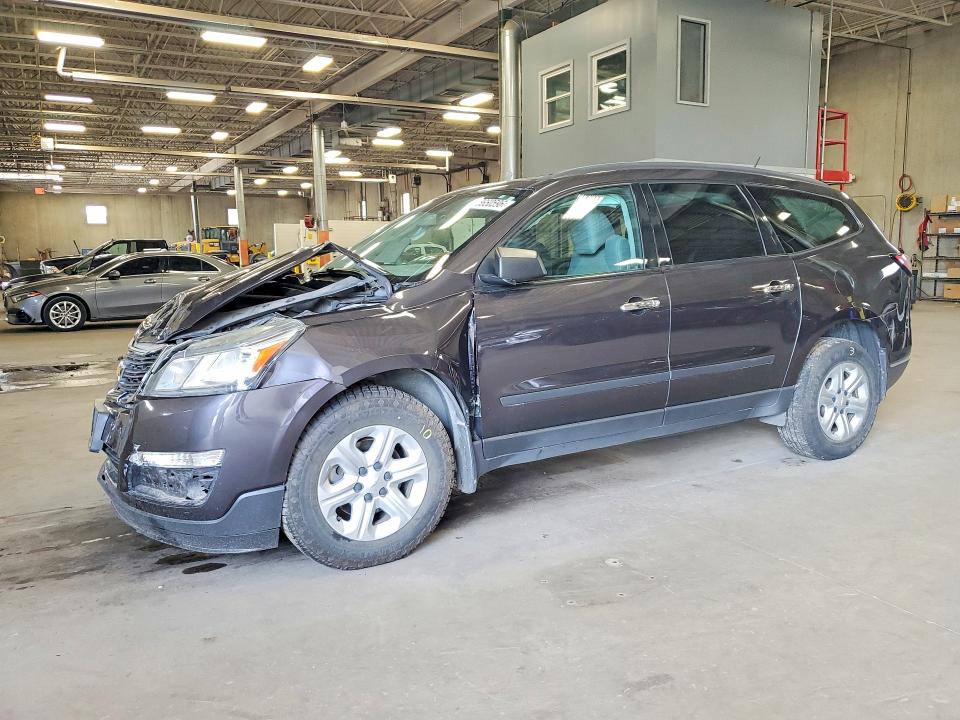 2013 Chevrolet Traverse VIN 1GNKRFED9DJ149690 COPART salvage auction — FRONT END, Mn - Cert Of Title-Prior Salvage, sold $875 on 2026-07-02 (photo 1)