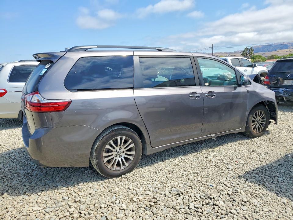 2019 Toyota Sienna VIN 5TDYZ3DC0KS995345 COPART salvage auction — FRONT END, Ca - Salvage Certificate, sold $6,900 on 2026-07-02 (photo 3)