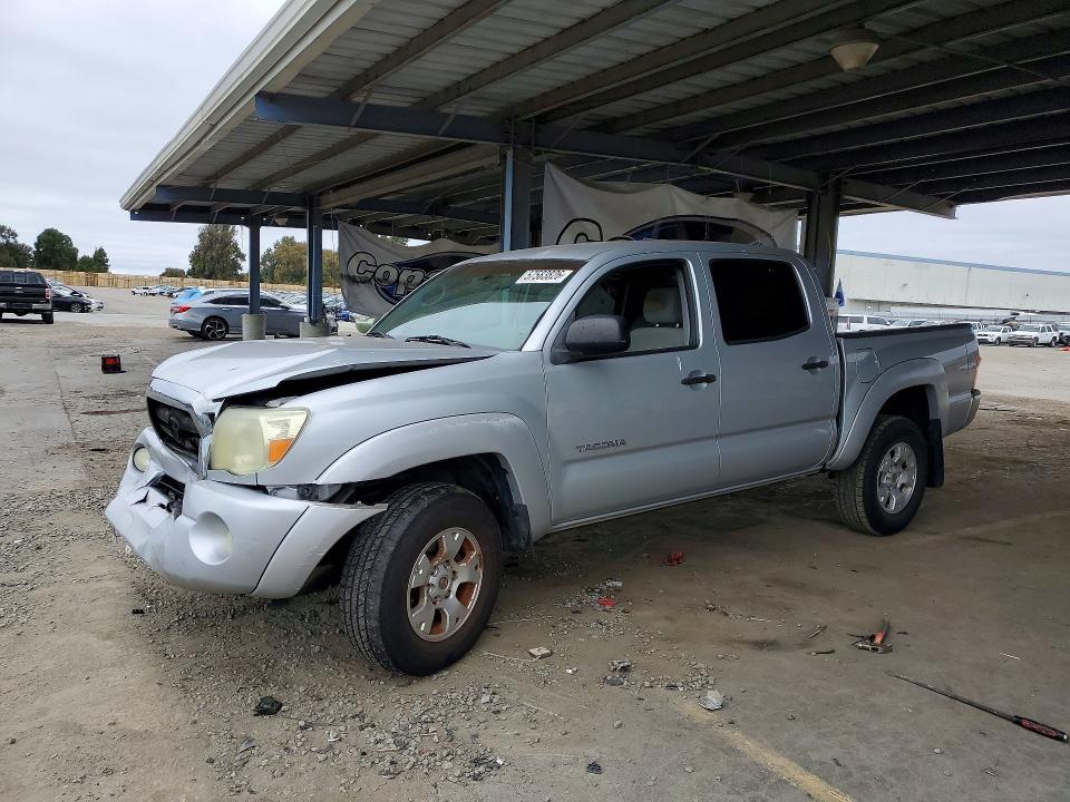 2005 Toyota Tacoma VIN 5TELU42N65Z037076 COPART salvage auction — FRONT END, Ca - Salvage Certificate, sold $3,800 on 2026-07-28 (photo 1)