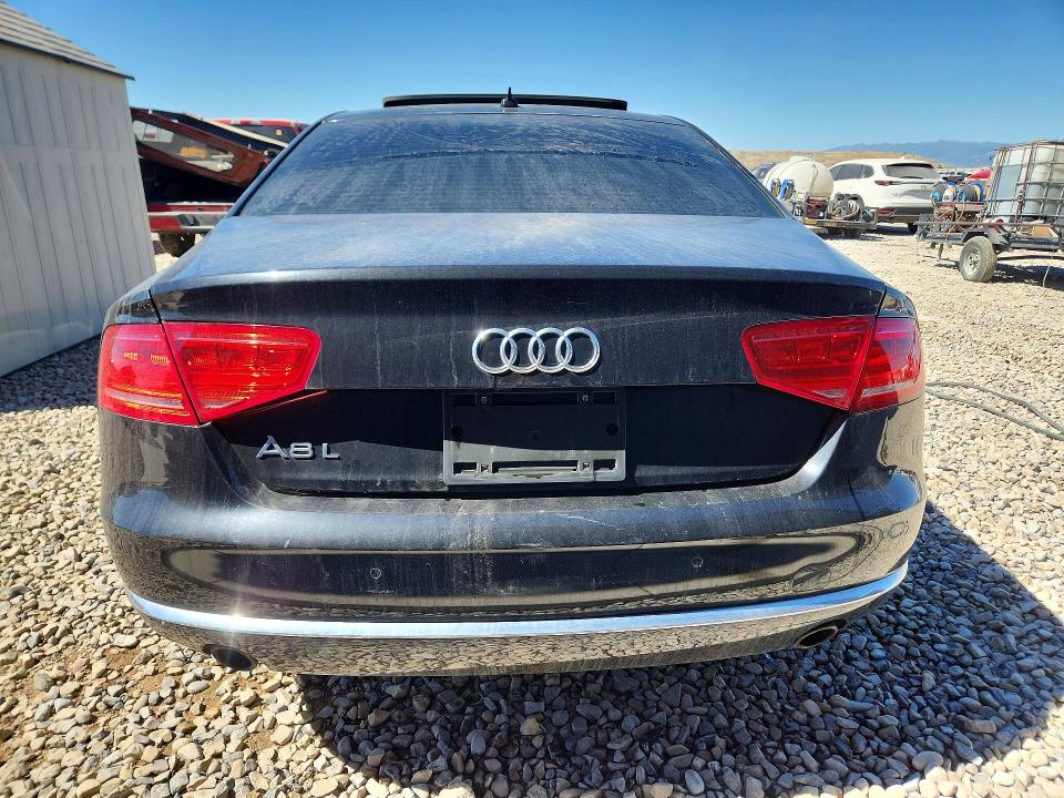 2014 Audi A8 VIN WAURGAFD5EN005771 COPART salvage auction — VANDALISM, Ca - Salvage Certificate, sold $375 on 2026-07-02 (photo 6)