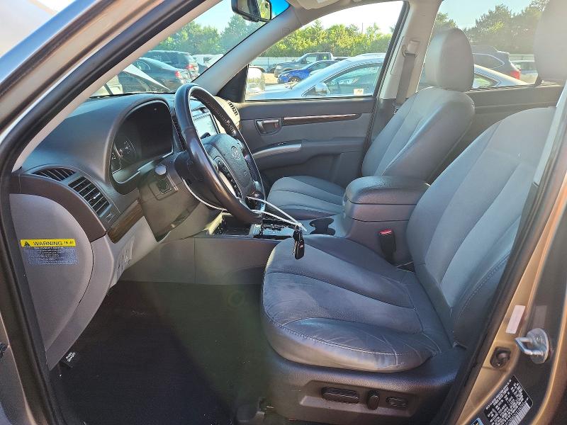 2012 Hyundai Santa fe VIN 5XYZHDAG5CG104260 COPART salvage auction — REAR END, IL - SALVAGE CERTIFICATE, sold $1,700 on 2026-07-28 (photo 7)
