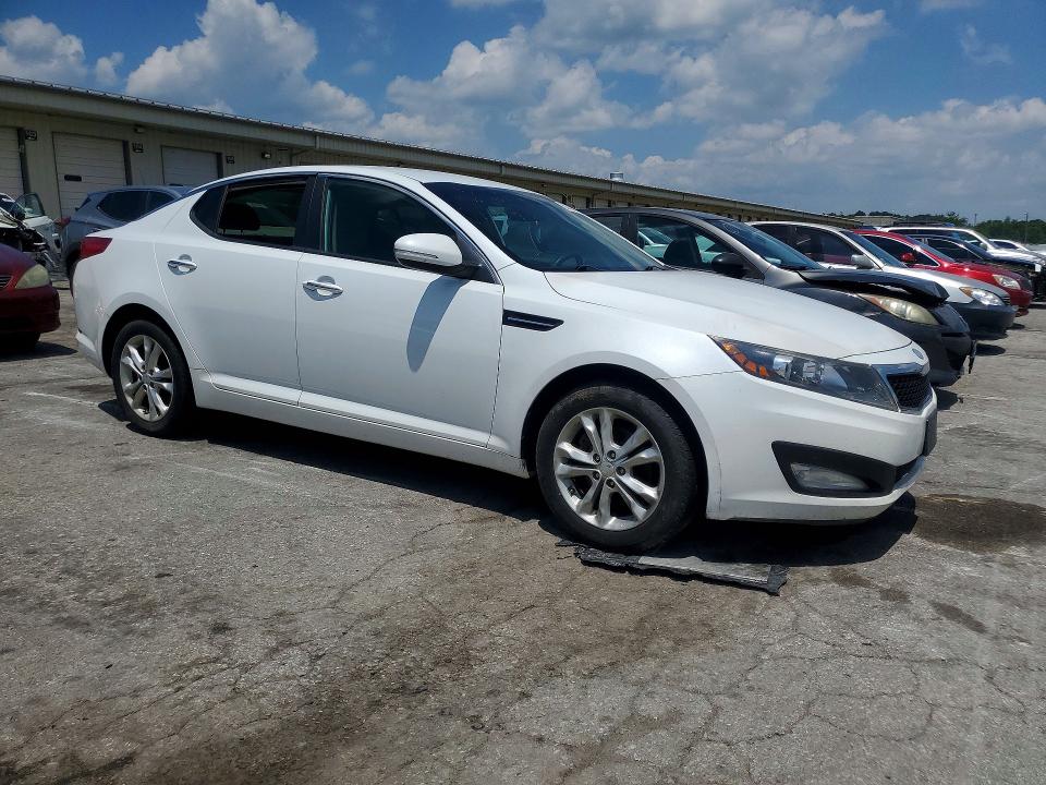 2013 Kia Optima VIN 5XXGM4A70DG202282 COPART salvage auction — VANDALISM, Ky - Cert Of Title-Salvage, sold $875 on 2026-07-27 (photo 4)