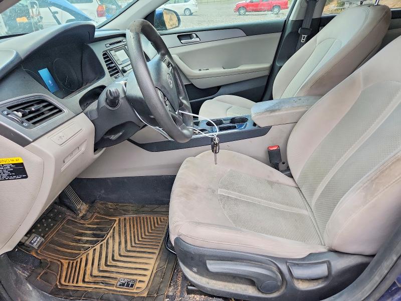 2015 Hyundai Sonata VIN 5NPE24AF8FH188188 COPART salvage auction — FRONT END, Tn - Certificate Of Title, sold $675 on 2026-07-09 (photo 7)