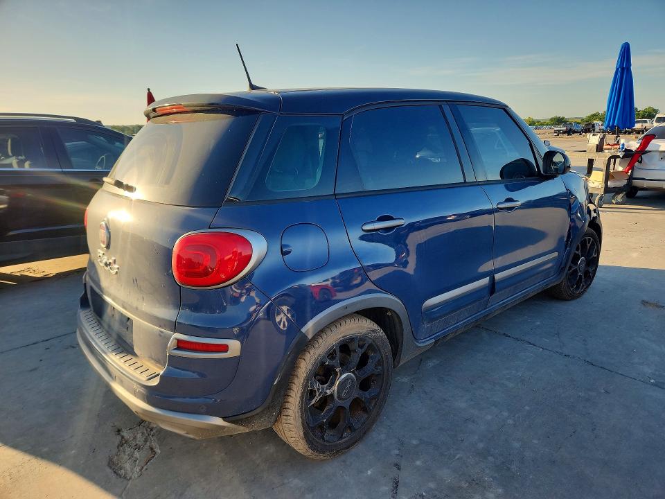 2018 Fiat 500 VIN ZFBCFADH2JZ040713 COPART salvage auction — FRONT END, Tx - Salvage Vehicle Title, sold $1,350 on 2026-07-20 (photo 3)