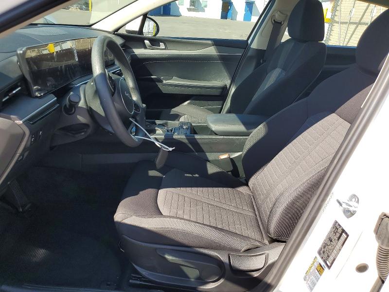 2025 Kia K5 VIN KNAG24J76S5386180 COPART salvage auction — FRONT END, Ca - Salvage Certificate, sold $7,500 on 2026-09-02 (photo 7)