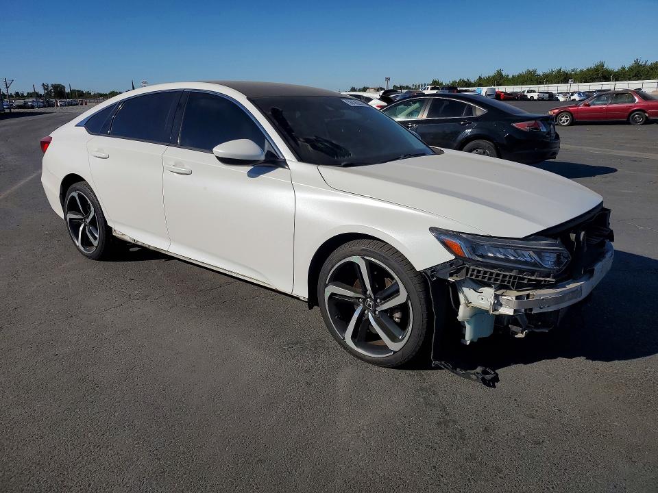 2018 Honda Accord VIN 1HGCV1F15JA241120 COPART salvage auction — FRONT END, Ca - Salvage Certificate, sold $4,950 on 2026-07-09 (photo 4)