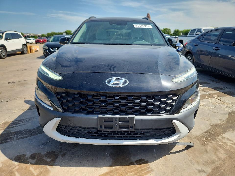 2022 Hyundai Kona VIN KM8K62AB9NU881764 COPART salvage auction — REAR END, Tx - Certificate Of Title, sold $5,600 on 2026-07-23 (photo 5)