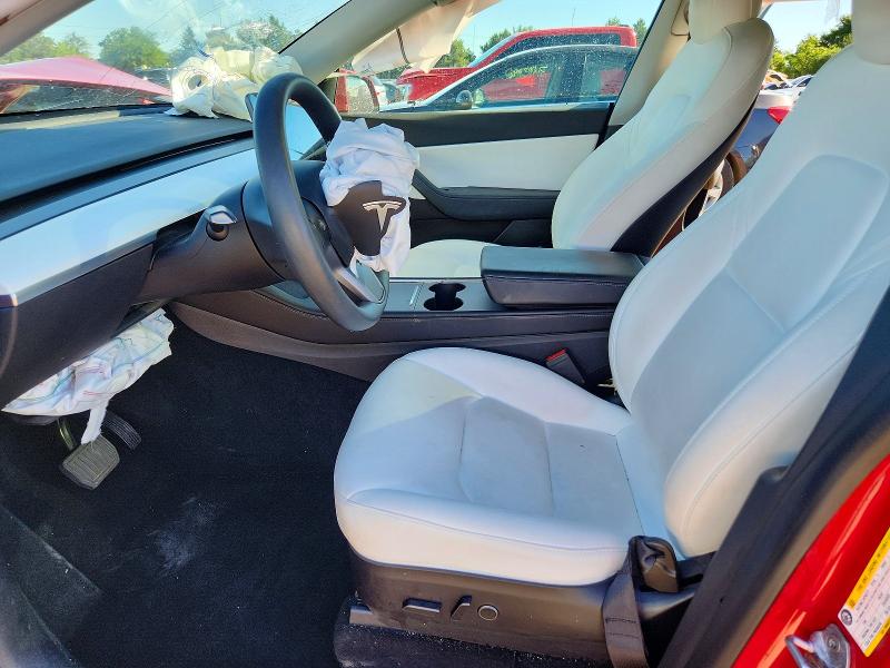 2022 Tesla VIN 7SAYGDEEXNF343579 COPART salvage auction — FRONT END, Il - Salvage Certificate, sold $3,250 on 2026-07-28 (photo 7)