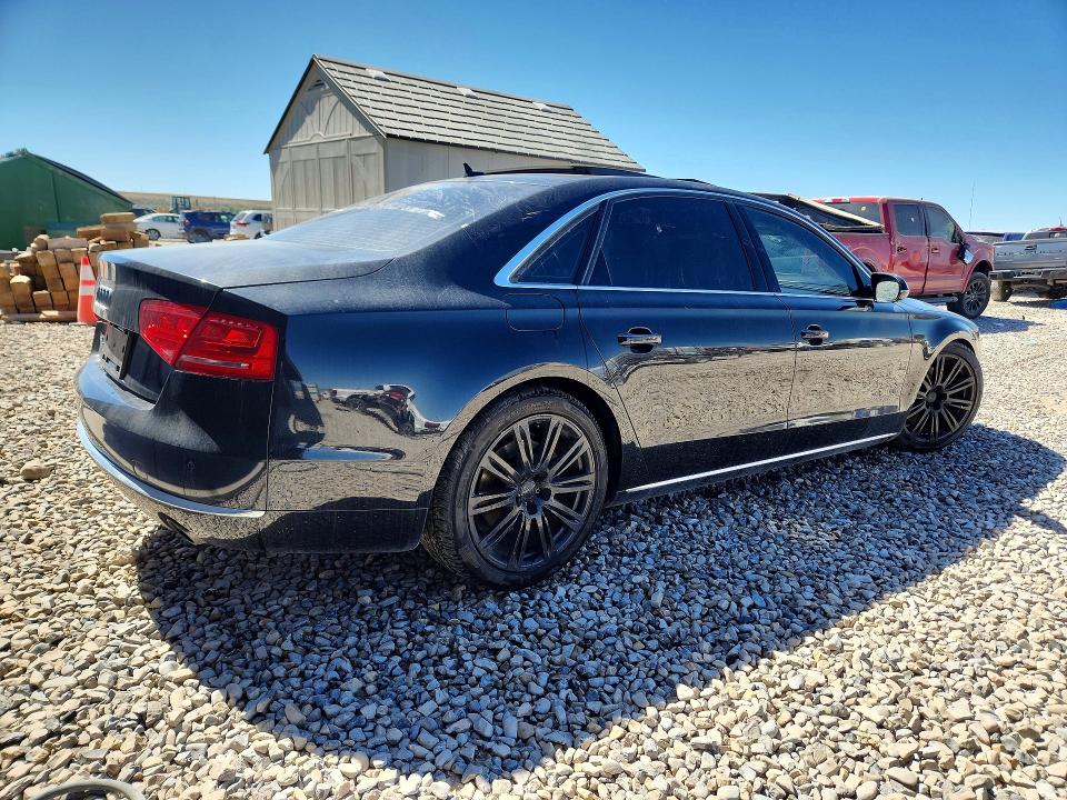 2014 Audi A8 VIN WAURGAFD5EN005771 COPART salvage auction — VANDALISM, Ca - Salvage Certificate, sold $375 on 2026-07-02 (photo 3)