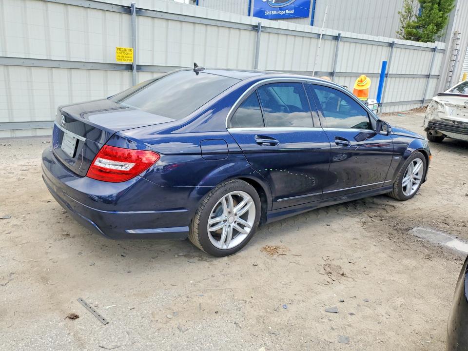 2012 Mercedes-benz VIN WDDGF4HB5CA621488 COPART salvage auction — FRONT END, GA - CERT OF TITLE-SALVAGE, sold $2,250 on 2026-07-27 (photo 3)