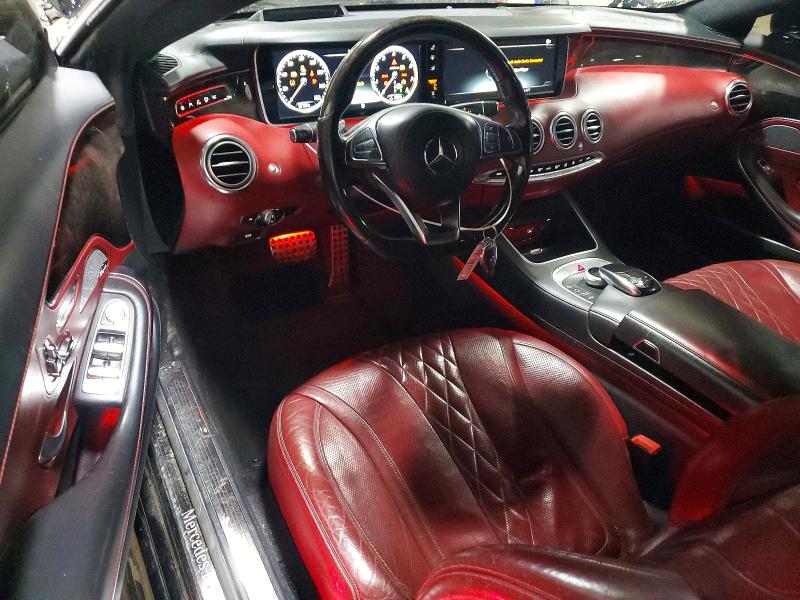 2016 Mercedes-benz S-klasse VIN WDDXJ8FB1GA011327 COPART salvage auction — FRONT END, Pa - Certificate Of Salvage, sold $10,000 on 2026-08-12 (photo 8)