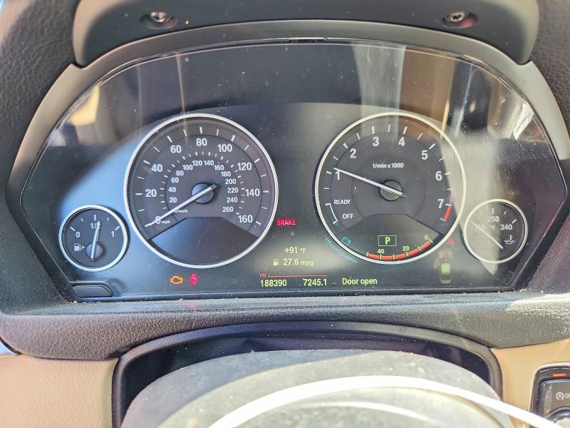 2015 BMW 3er VIN WBA3C1C56FK122549 COPART salvage auction — MINOR DENT/SCRATCHES, Ca - Dis/Dlr/Exp Only Clean Title, sold $500 on 2026-07-16 (photo 9)