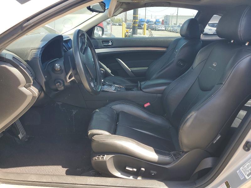 2012 Infiniti G VIN XN1CV6EK8CM422867 COPART salvage auction — ROOF, Ca - Salvage Certificate, sold $525 on 2026-07-09 (photo 7)