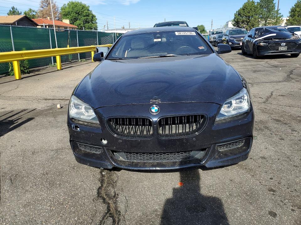 2013 BMW 6er VIN WBA6B4C59DD098900 COPART salvage auction — SIDE, Co - Dis/Dlr/Exp Only Clean Title, sold $675 on 2026-08-18 (photo 5)