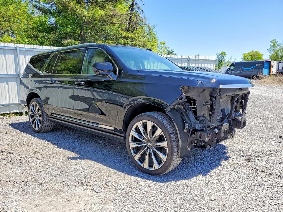 2026 Cadillac Escalade esv VIN 1GYS9MKL8TR130051 COPART salvage auction — FRONT END, Fl - Cert Of Title Slvg Rebuildable (P), sold $77,500 on 2026-07-16 (photo 4)