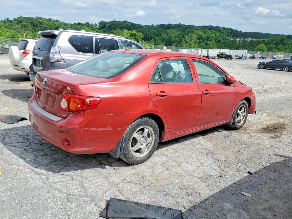 2009 Toyota Corolla VIN JTDBL40E799030253 COPART salvage auction — FRONT END, Pa - Certificate Of Salvage, sold $825 on 2026-07-24 (photo 3)