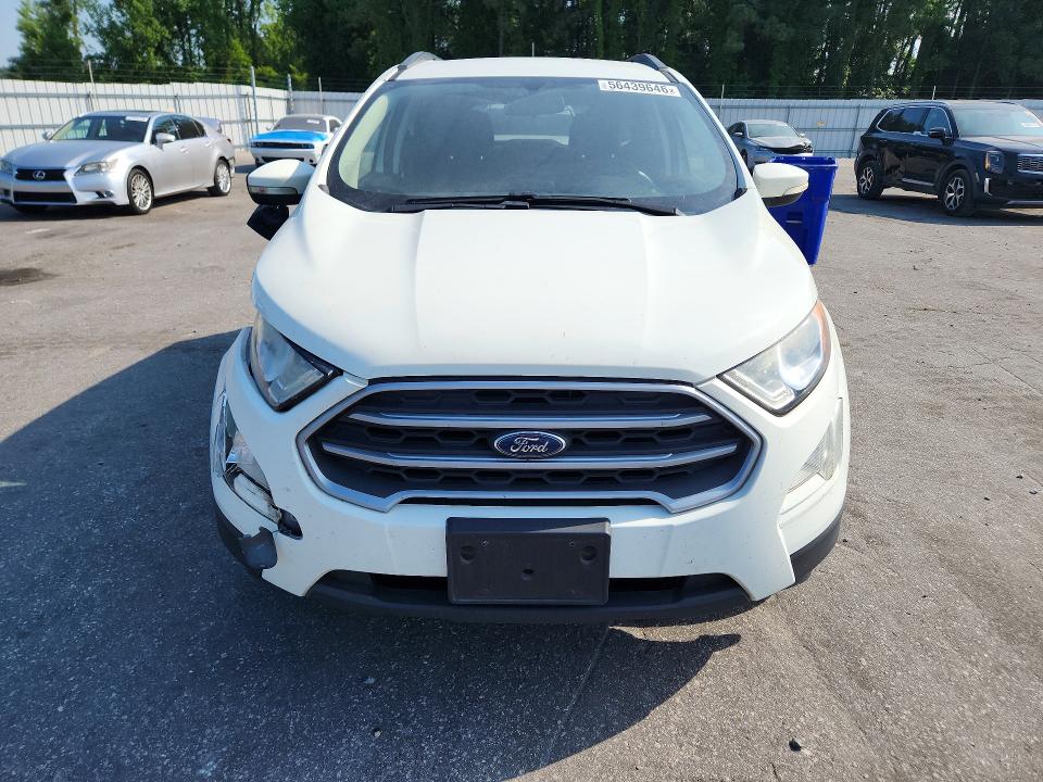 2019 Ford Ecosport VIN MAJ3S2GE8KC292203 COPART salvage auction — FRONT END, Nc - Salvage Certificate Of Title, sold $675 on 2026-07-30 (photo 5)