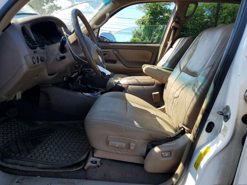 2002 Toyota Sequoia VIN 5TDBT48A52S130473 COPART salvage auction — ROLLOVER, Pa - Certificate Of Salvage, sold $425 on 2026-07-06 (photo 7)