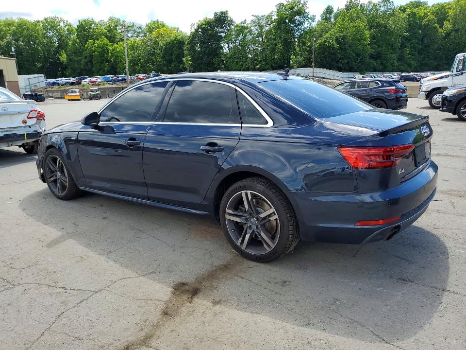2017 Audi A4 VIN WAUENAF48HN021701 COPART salvage auction — FRONT END, Ny - Mv-907A Salvage Certificate, sold $3,400 on 2026-07-16 (photo 2)