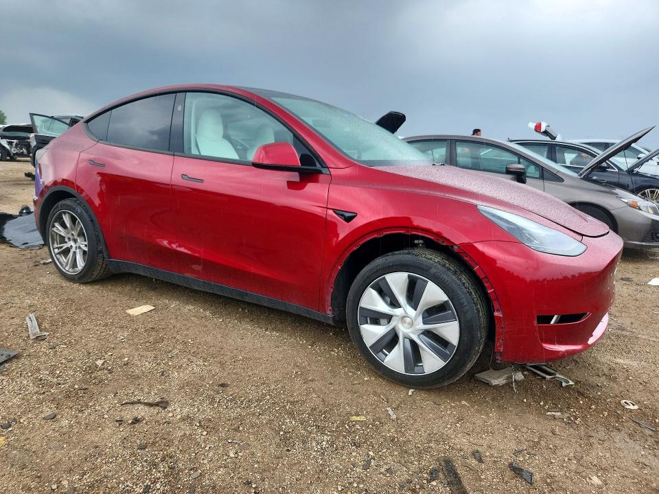 2024 Tesla VIN 7SAYGDEE6RF085549 COPART salvage auction — REAR END, Il - Salvage Certificate, sold $13,200 on 2026-07-28 (photo 4)
