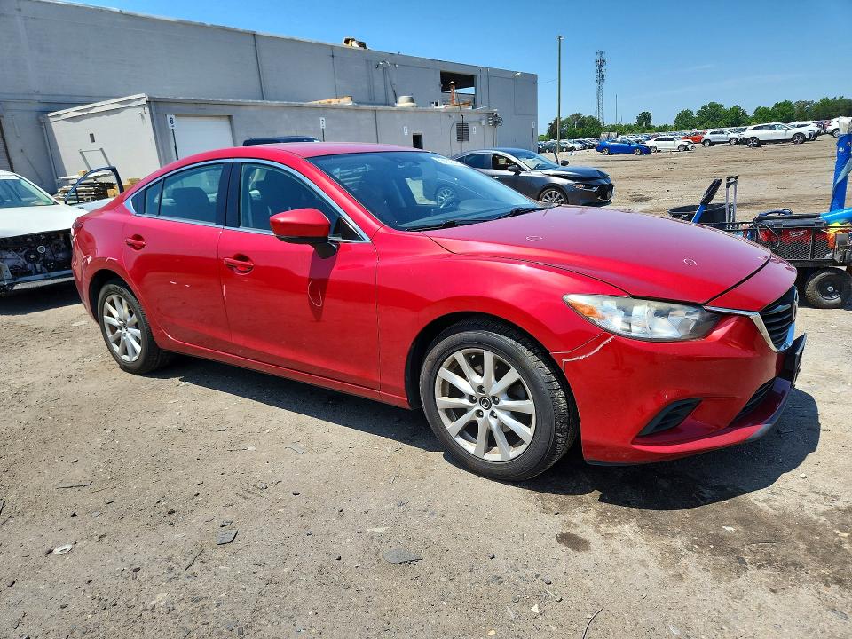 2017 Mazda 6 VIN JM1GL1U52H1142728 COPART salvage auction — FRONT END, VA - CERT OF TITLE - SALVAGE, sold $1,750 on 2026-07-08 (photo 4)