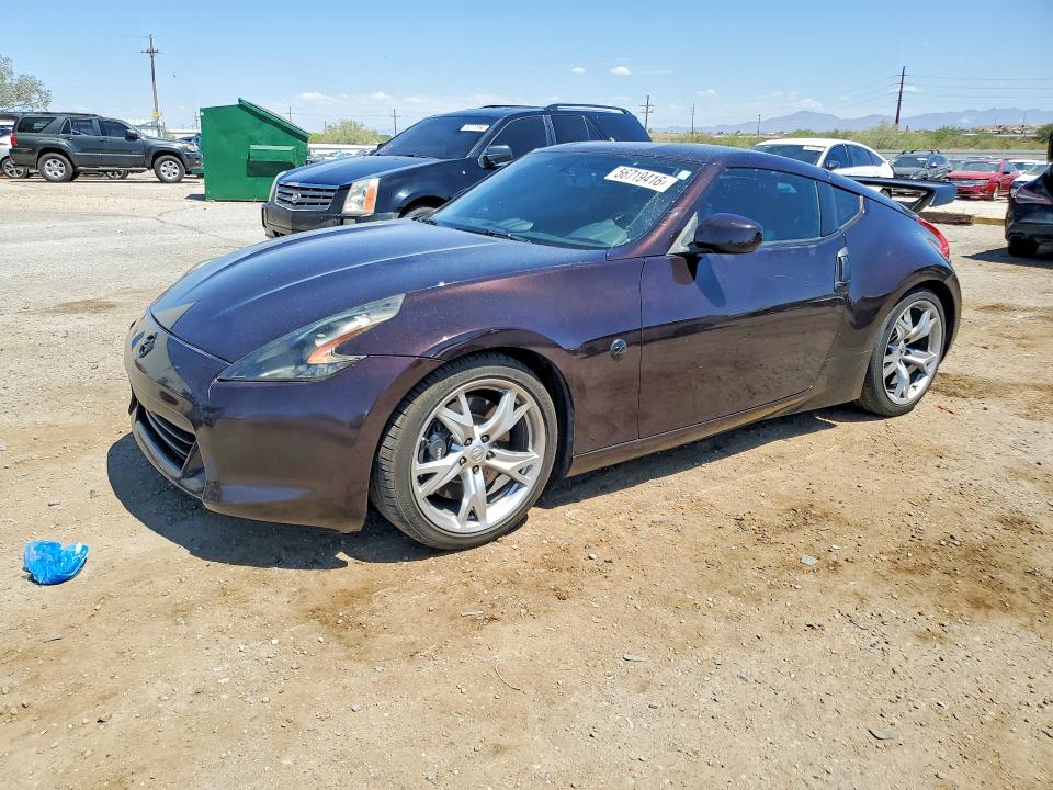 2010 Nissan 370z VIN JN1AZ4EH3AM500456 COPART salvage auction — FRONT END, Az - Cert Of Title - Salvage, sold $3,200 on 2026-07-24 (photo 1)