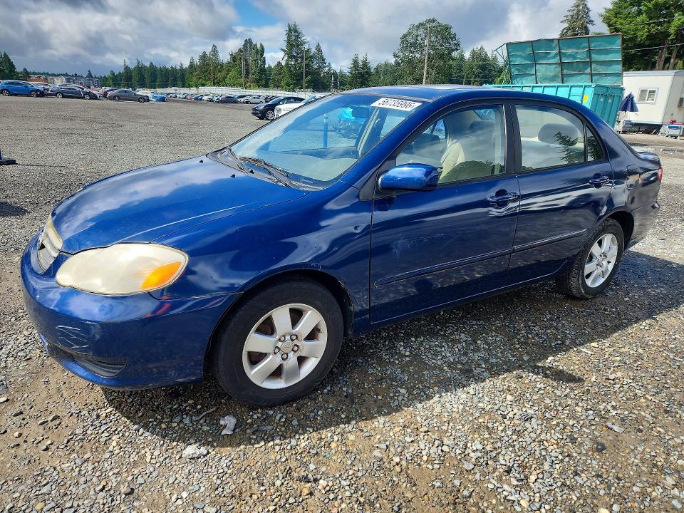 2004 Toyota Corolla VIN 1NXBR38E54Z312700 — COPART salvage auction photo