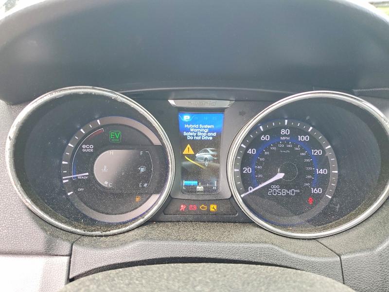 2015 Hyundai Sonata VIN KMHEC4A45FA119263 COPART salvage auction — FRONT END, Ma - Cert Of Title-Reconstrctd Coll, sold $325 on 2026-07-14 (photo 9)