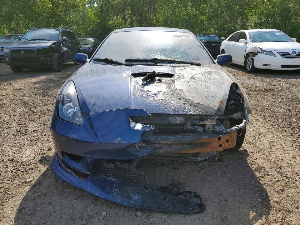 2001 Toyota VIN JTDDR32T010110452 COPART salvage auction — ENGINE BURN, On - Permit Irrepairable, sold $325 on 2026-07-14 (photo 5)