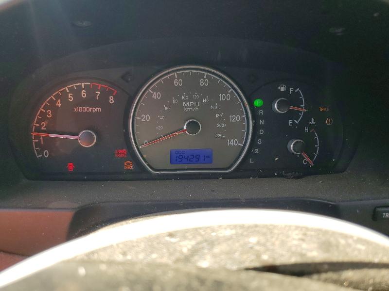 2008 Hyundai Elantra VIN KMHDU46D98U486637 COPART salvage auction — REAR END, NJ - CERT OF TITLE-SALVAGE (P), sold $400 on 2026-07-13 (photo 9)