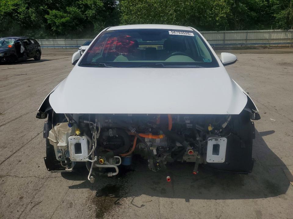 2017 Hyundai Ioniq VIN KMHC65LC7HU024620 COPART salvage auction — FRONT END, Pa - Certificate Of Salvage, sold $1,450 on 2026-07-02 (photo 5)