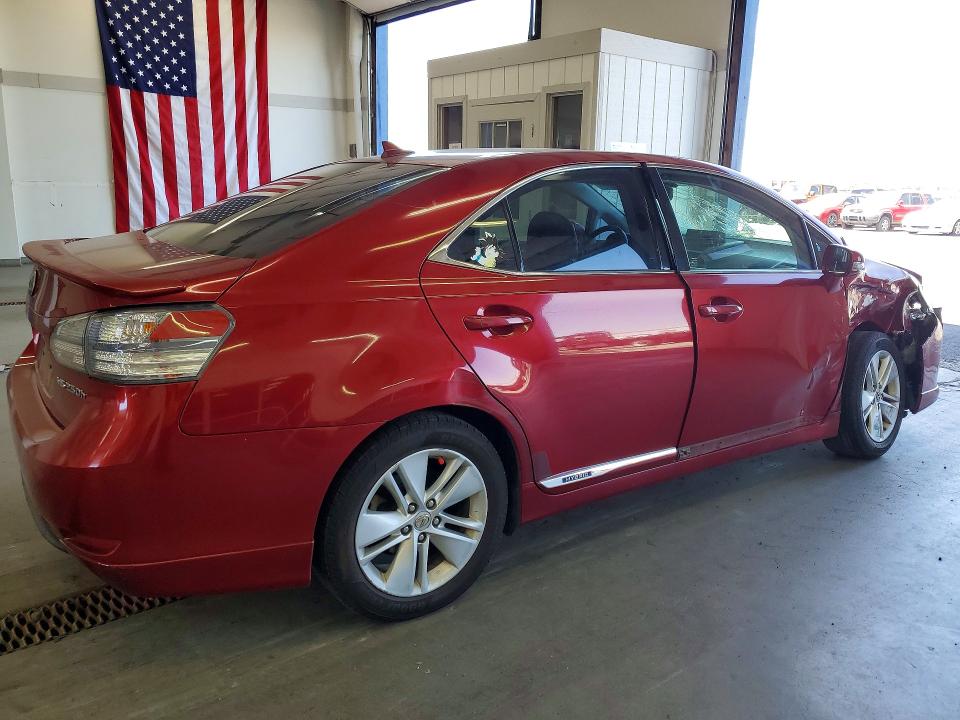 2010 Lexus Hs 250h VIN JTHBB1BA4A2028645 COPART salvage auction — FRONT END, WA - BILL OF SALE, sold $225 on 2026-07-31 (photo 3)